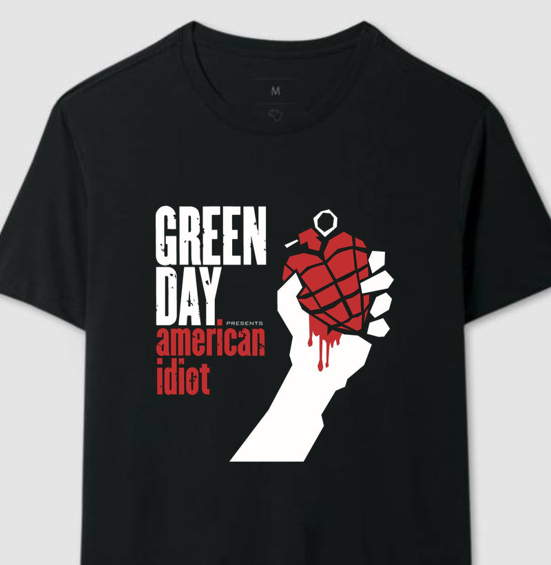 Camiseta Disco Green American Idiot