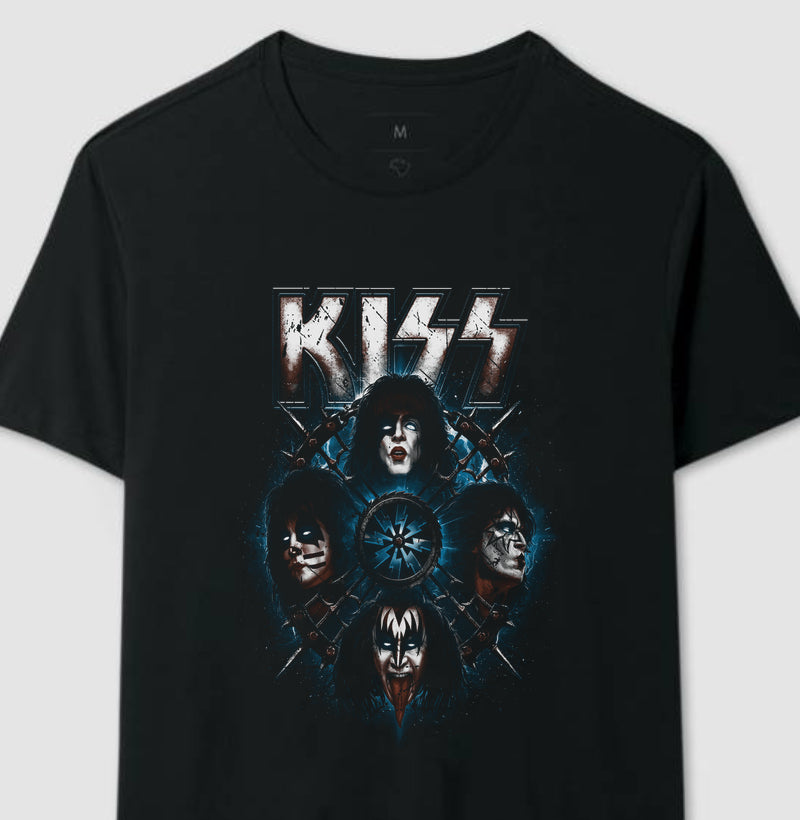 Camiseta KISS Faces