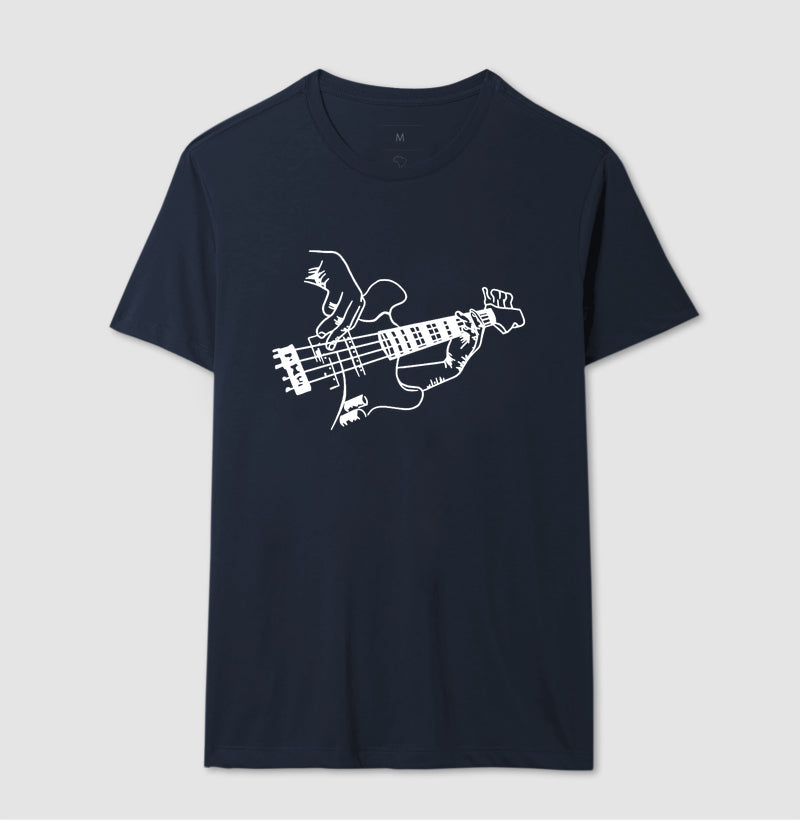Camiseta Tocando Baixo Silhueta