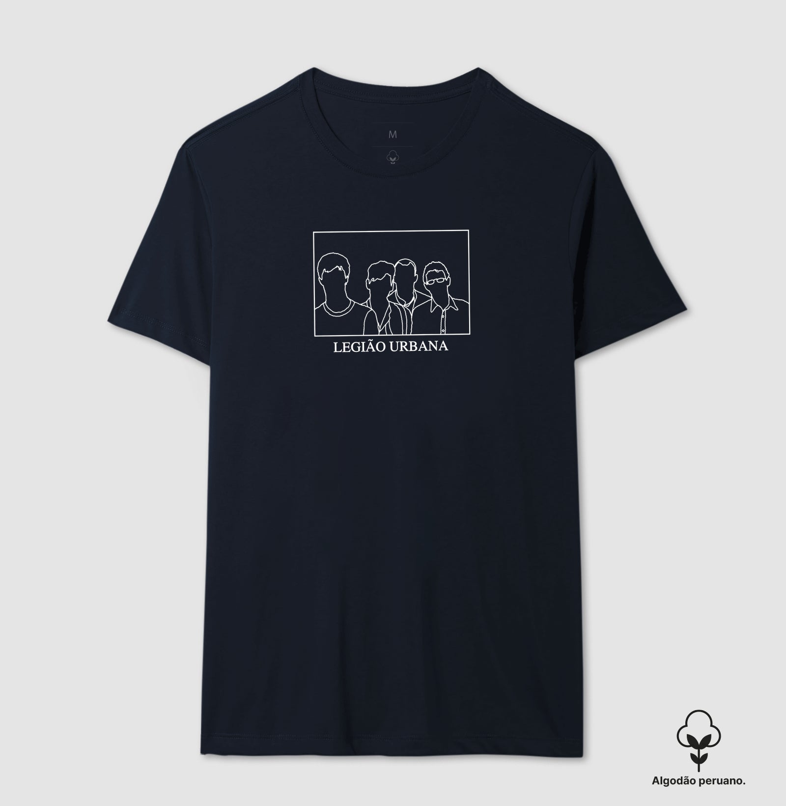 Camiseta Legião Urbana Silhueta Algodão Peruano
