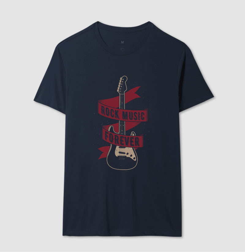 Camiseta Guitarra Rock Music Forever