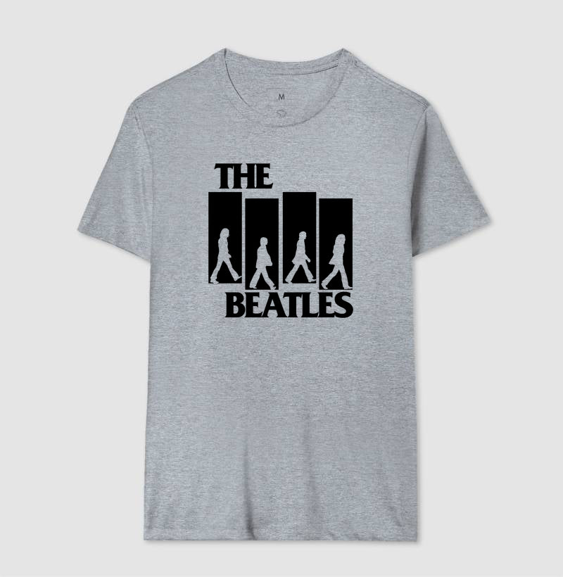 Camiseta The Beatles Caminhada Silhueta