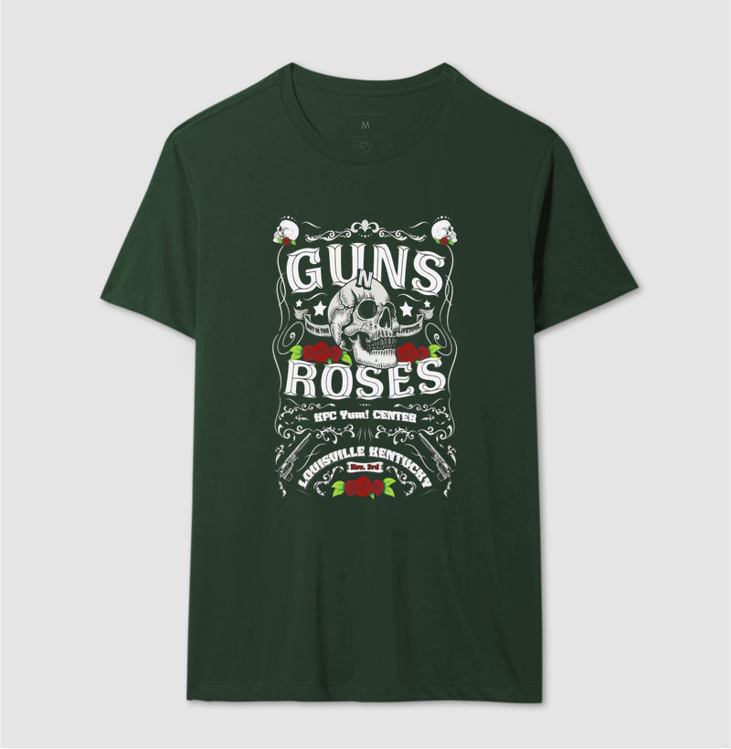 Camiseta Guns N' Roses Caveira