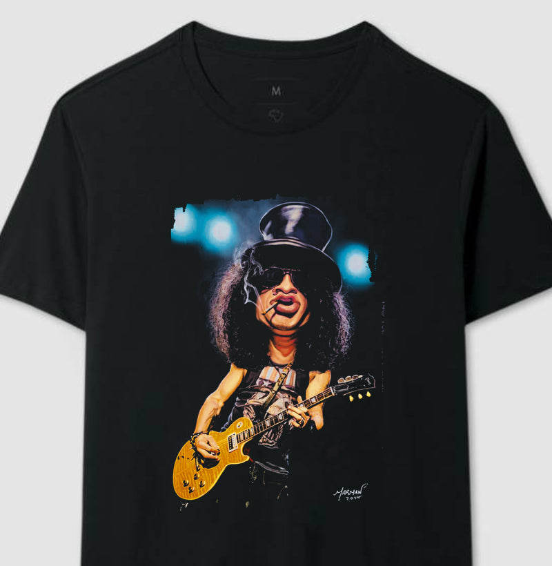 Camiseta do Slash Caricatura
