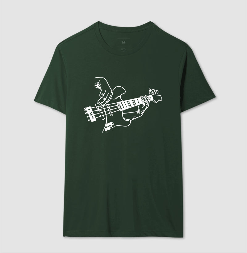 Camiseta Tocando Baixo Silhueta