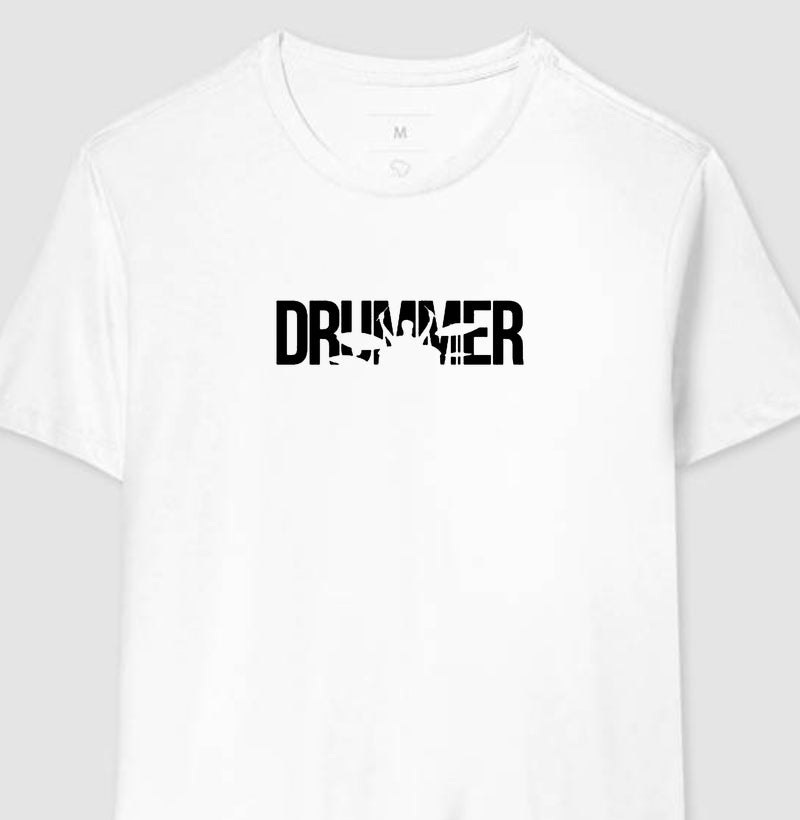 Camiseta Baterista Silhueta
