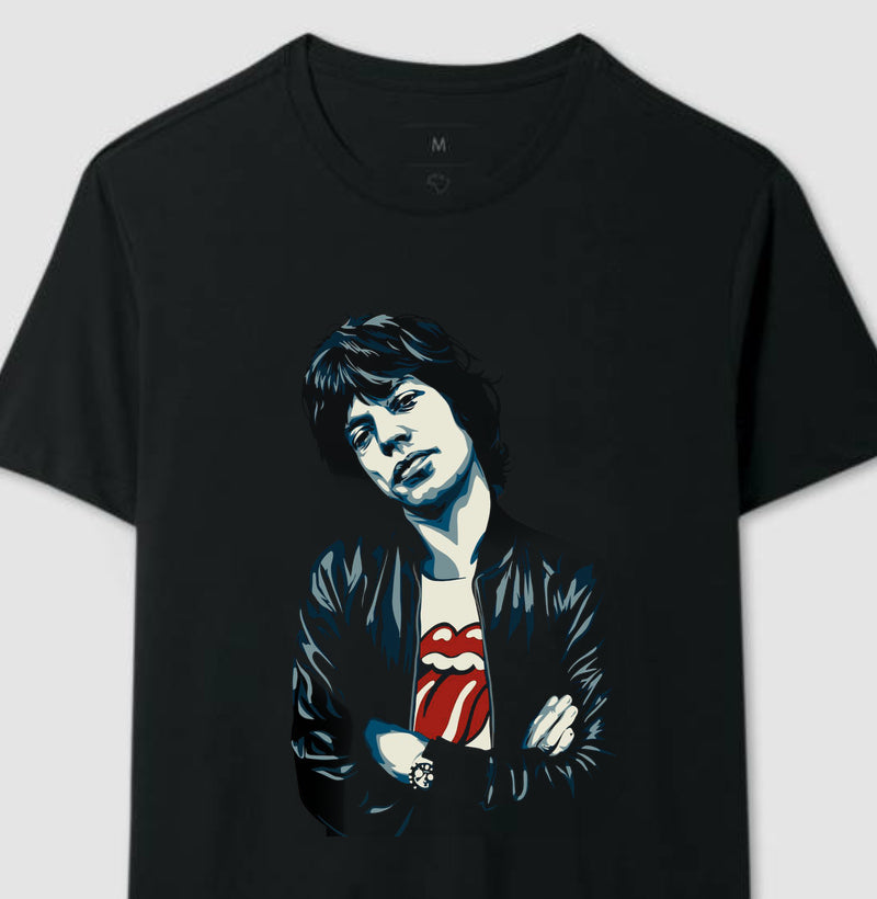 Camiseta do Mick Jagger