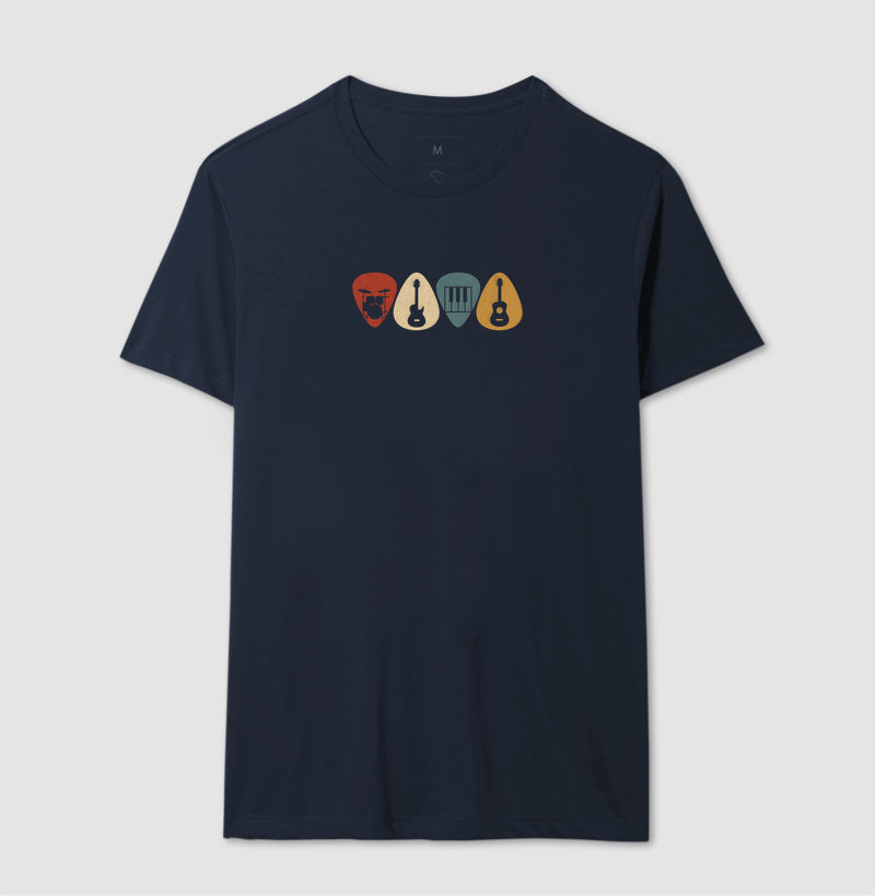 Camiseta Instrumentos Dentro da Palheta