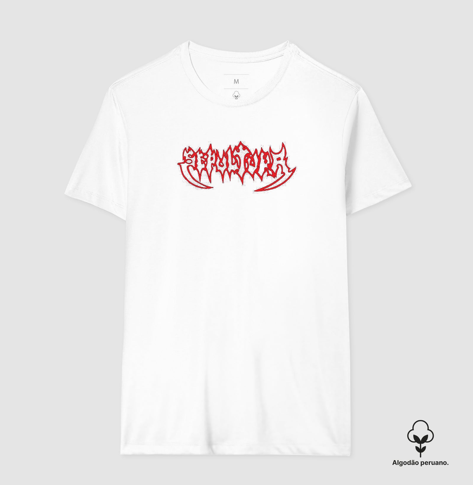 Camiseta Sepultura Logo Algodão Peruano