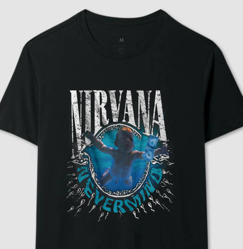 Camiseta Nirvana Arte Nevermind