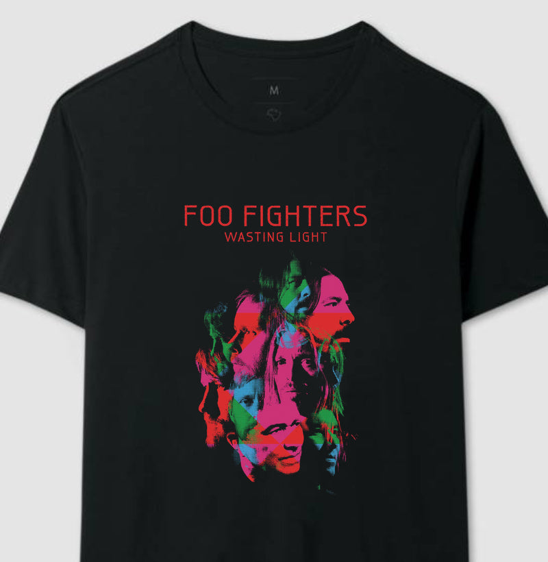 Camiseta Disco Foo Fighters Wasting Light