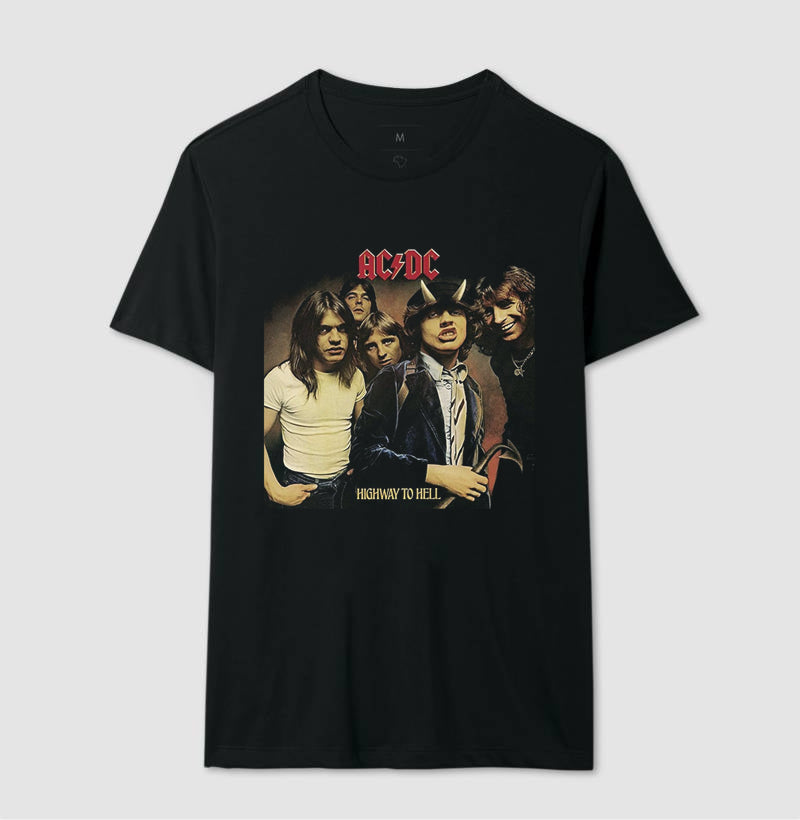 Camiseta Disco AC/DC Highway to Hell