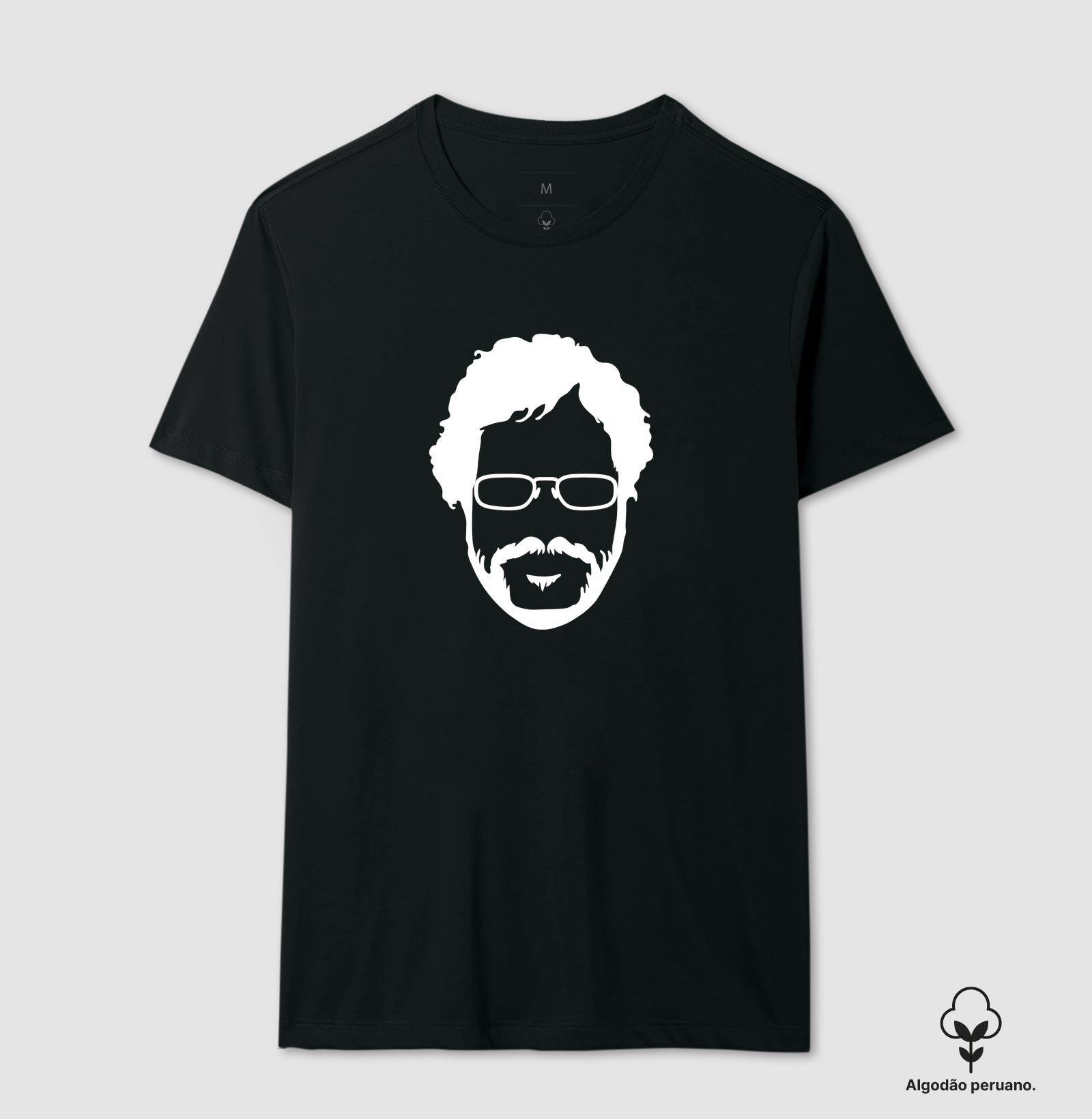 Camiseta Silhueta do Renato Russo Algodão Peruano