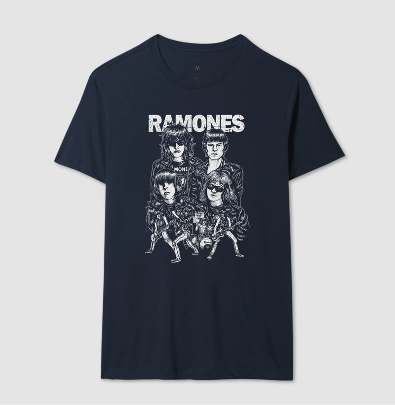 Camiseta Ramones Desenhado