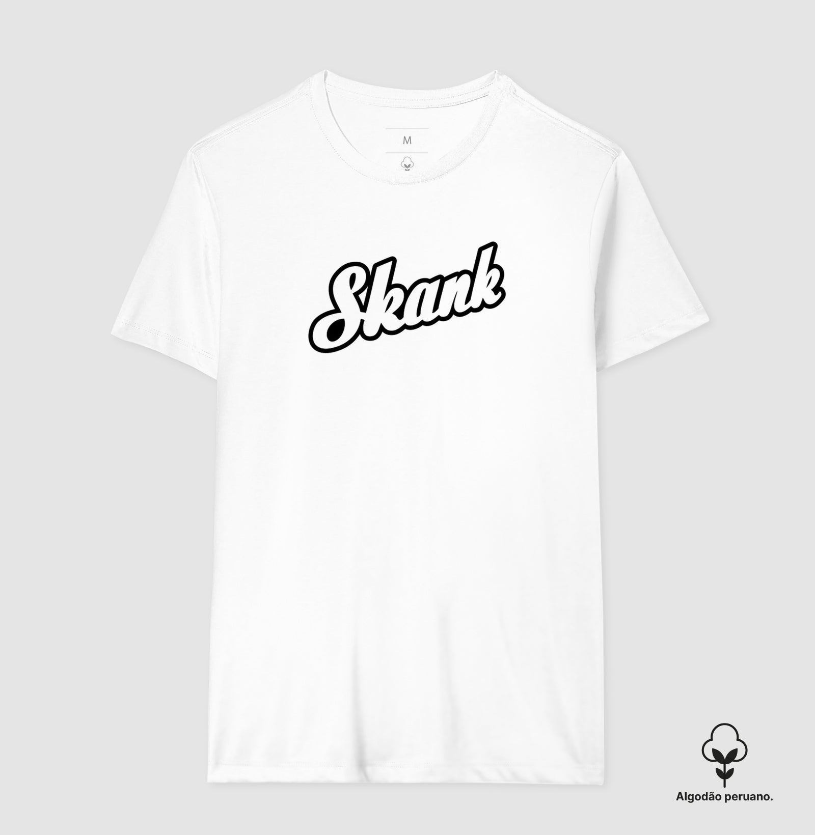 Camiseta Banda Skank Logo Algodão Peruano