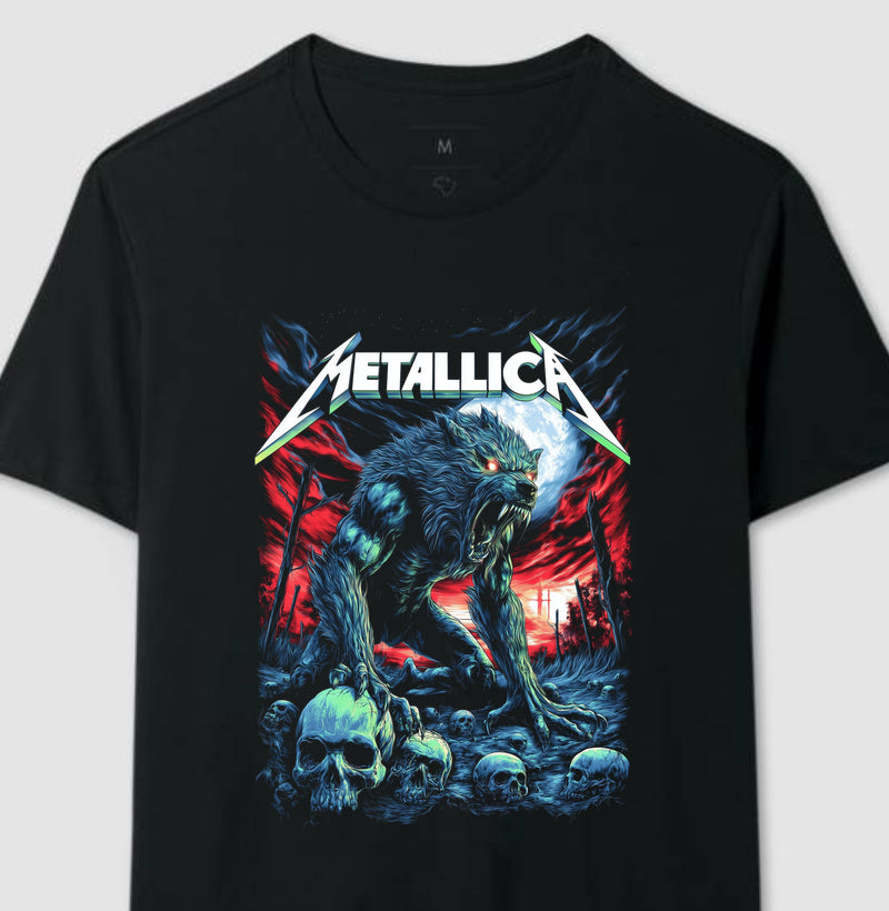 Camiseta Metallica Lobo