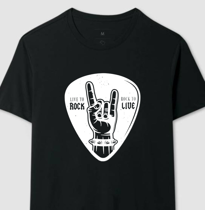 Camiseta Live to Rock