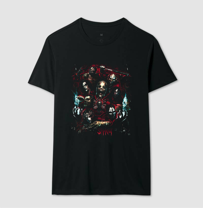 Camiseta Slipknot Faces do Caos