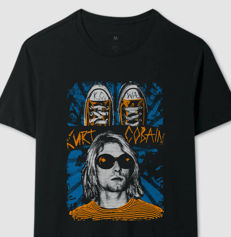 Camiseta do Kurt Cobain