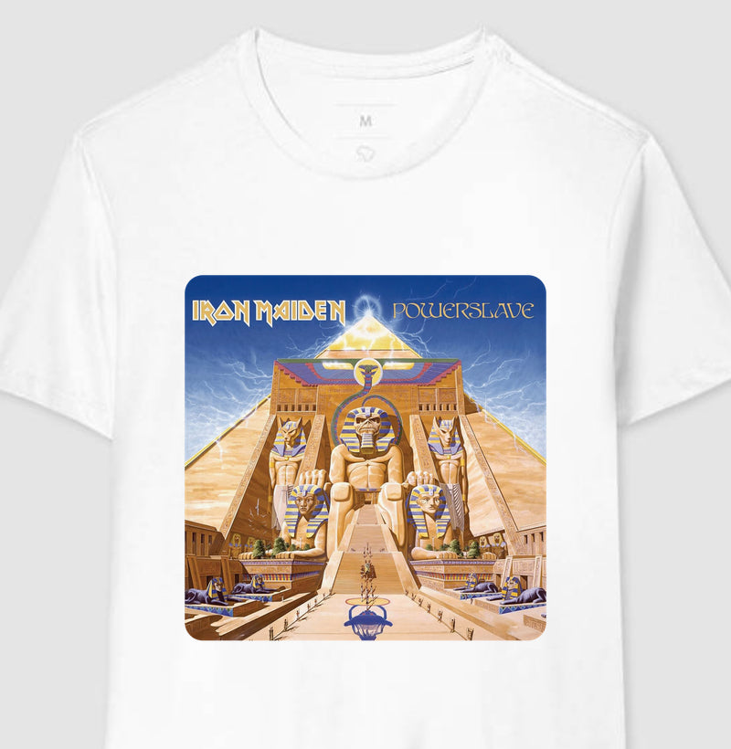 Camiseta Disco Iron Maiden Powerslave