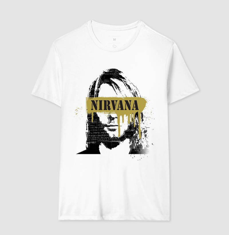 Camiseta do Kurt Cobain Olhos Vendados