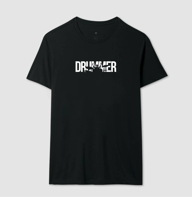 Camiseta Baterista Silhueta