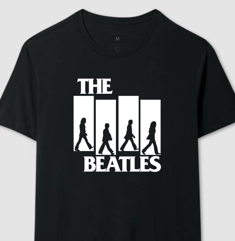 Camiseta The Beatles Caminhada Silhueta