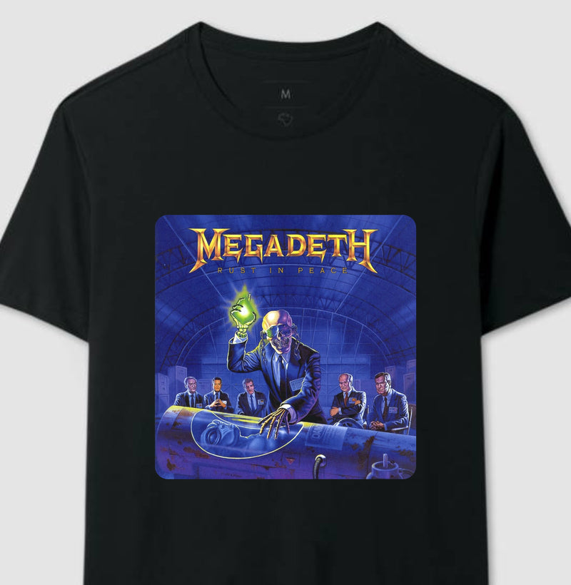 Camiseta Disco Megadeth - Rust in Peace