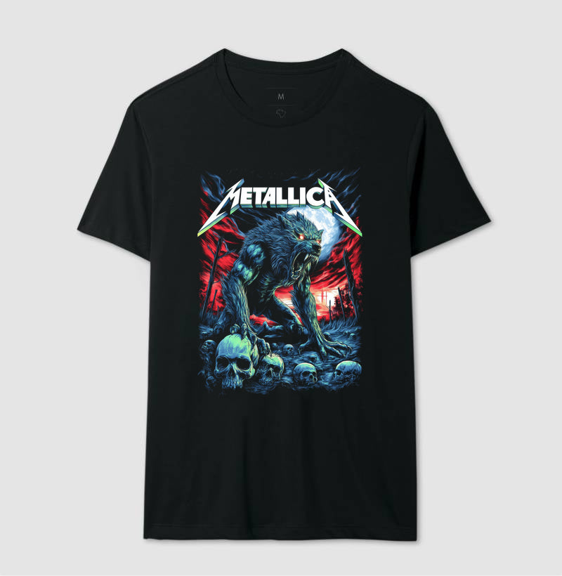 Camiseta Metallica Lobo