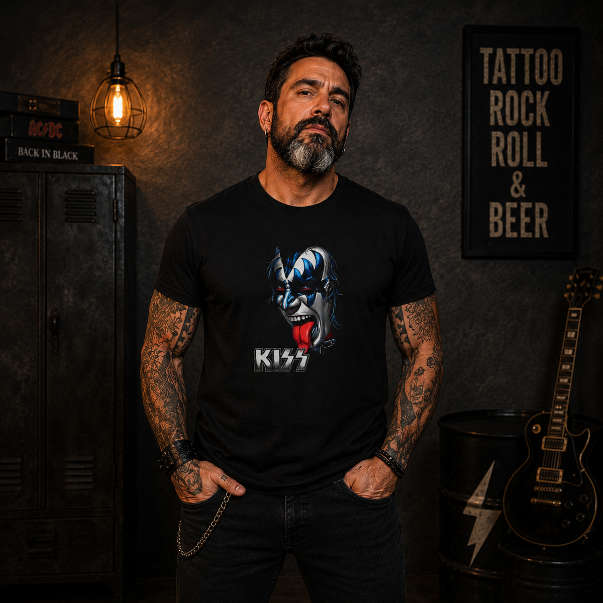 Camiseta Kiss Gene Simons