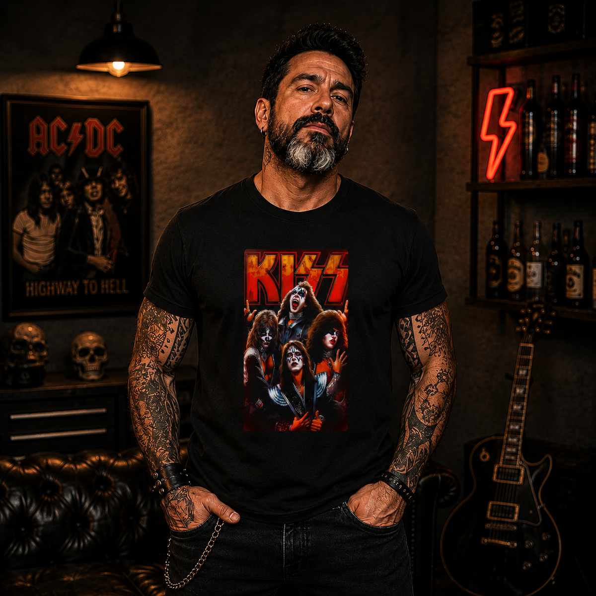 Camiseta Banda Kiss