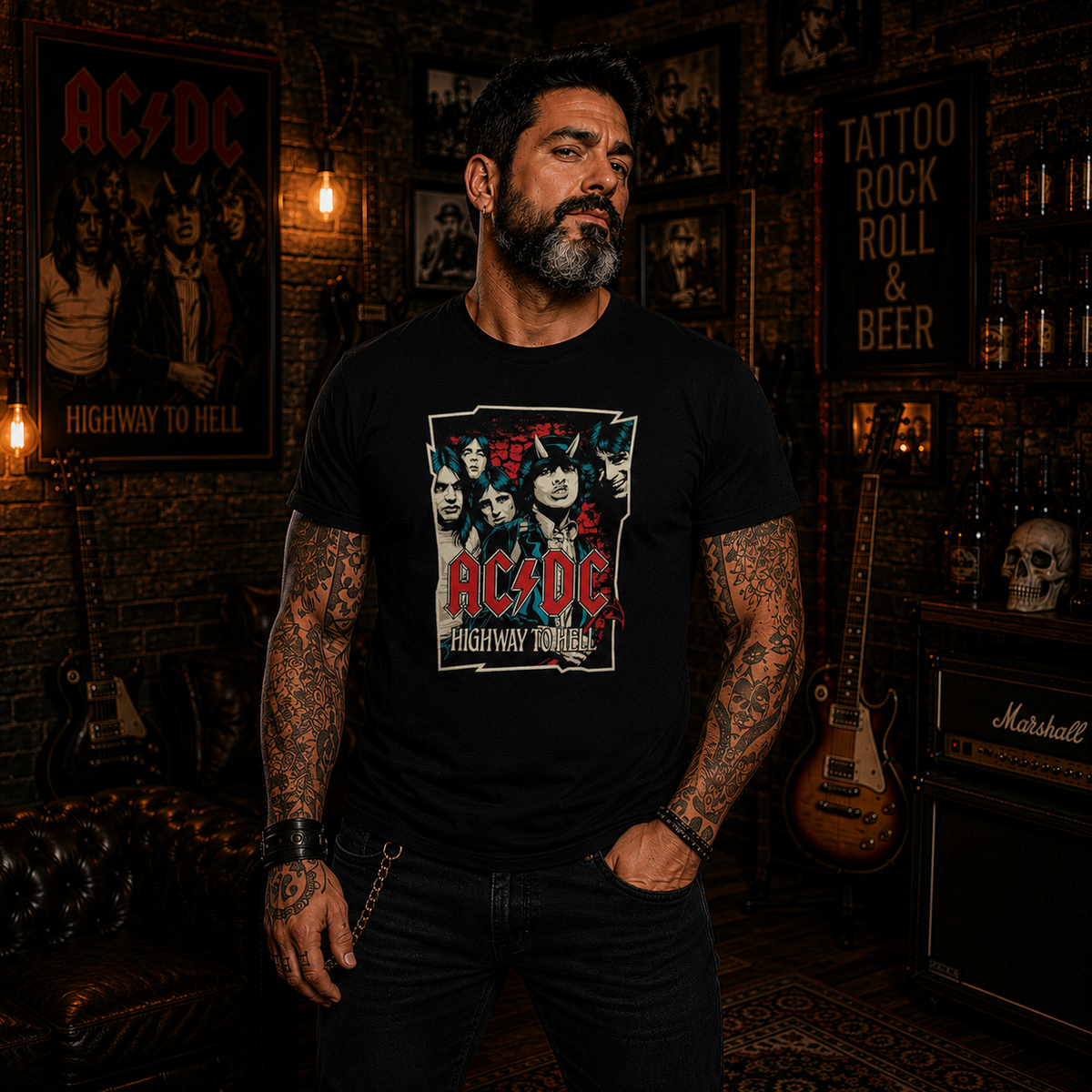 Camiseta AC/DC Highway to hell