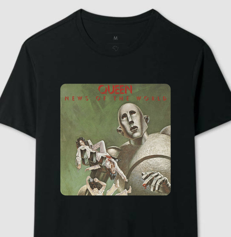 Camiseta Disco Queen News of the World