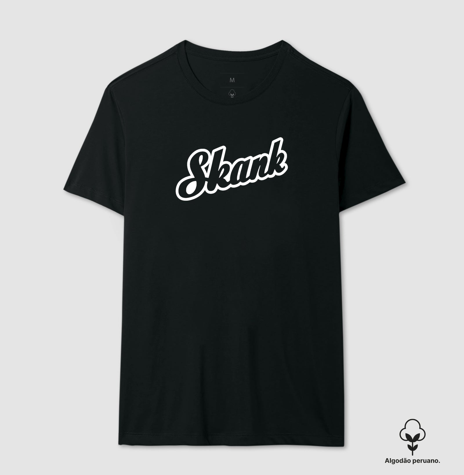 Camiseta Banda Skank Logo Algodão Peruano