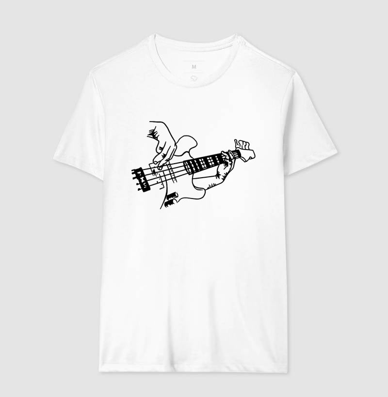 Camiseta Tocando Baixo Silhueta
