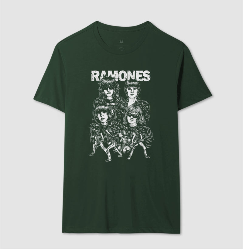Camiseta Ramones Desenhado