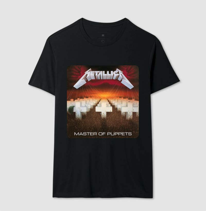 Camiseta Disco Metallica - Master of Puppets