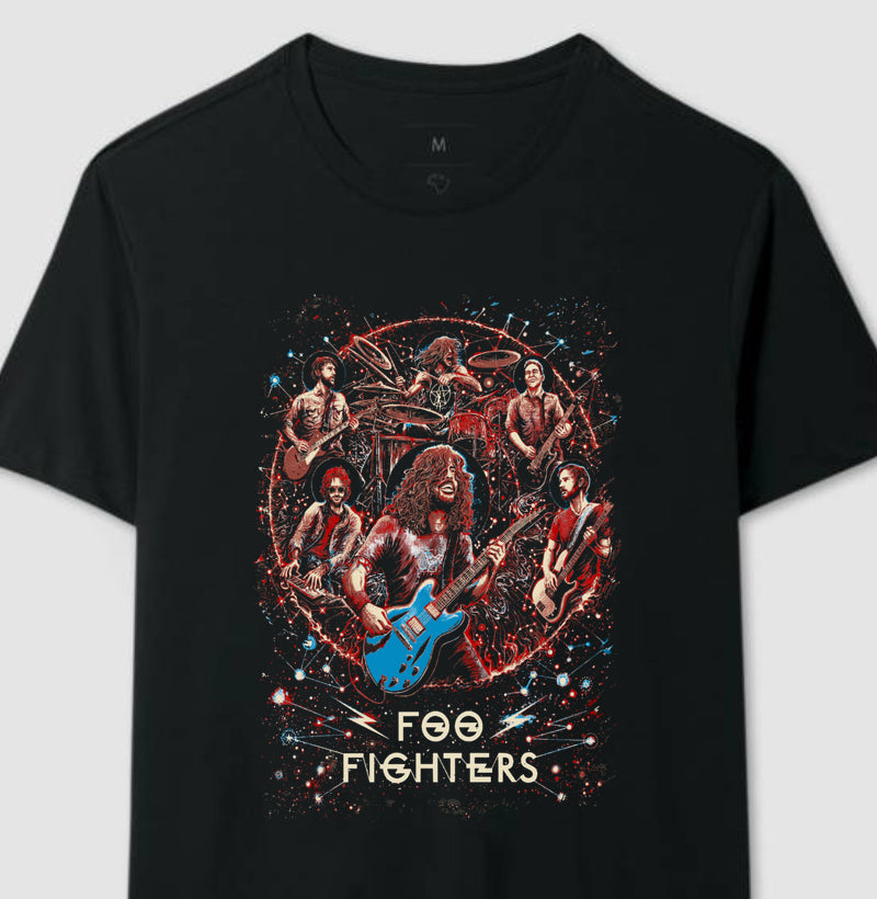 Camiseta Foo Fighters Banda