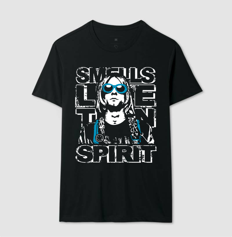 Camiseta do Kurt Cobain Smells Like Teen Spirit