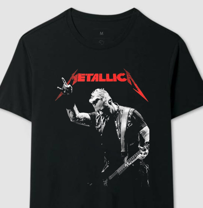 Camiseta do James Hetfild Metallica
