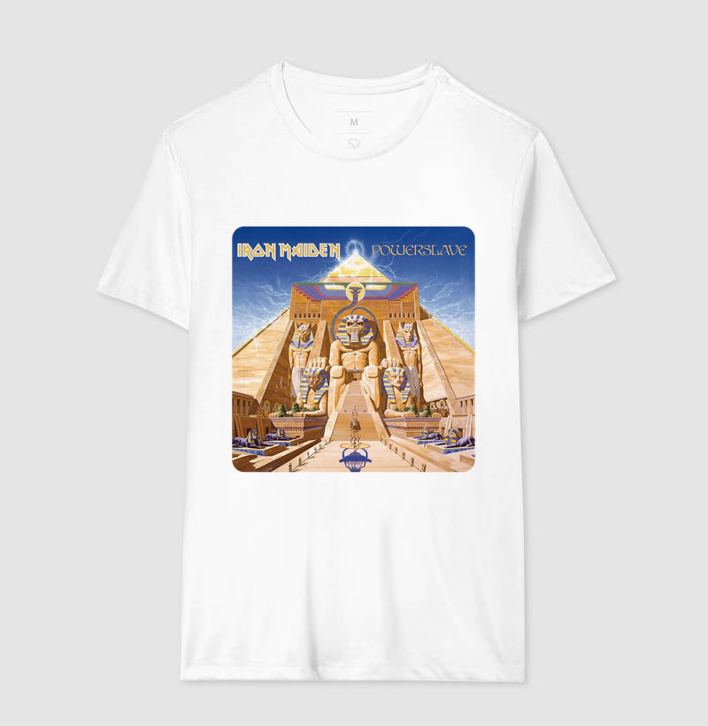 Camiseta Disco Iron Maiden Powerslave