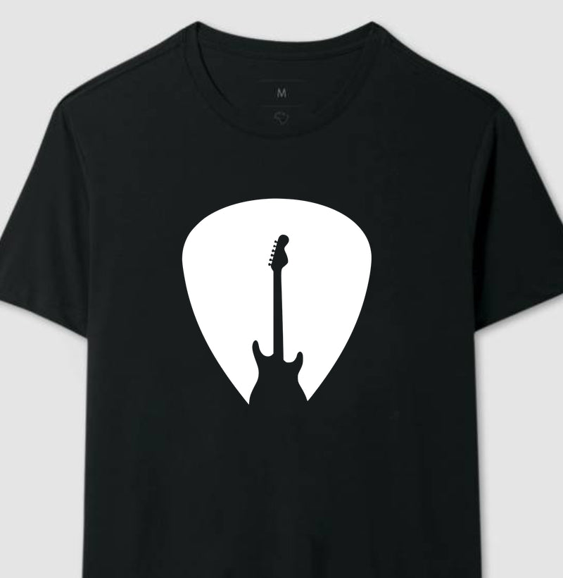 Camiseta Guitarra Silhueta