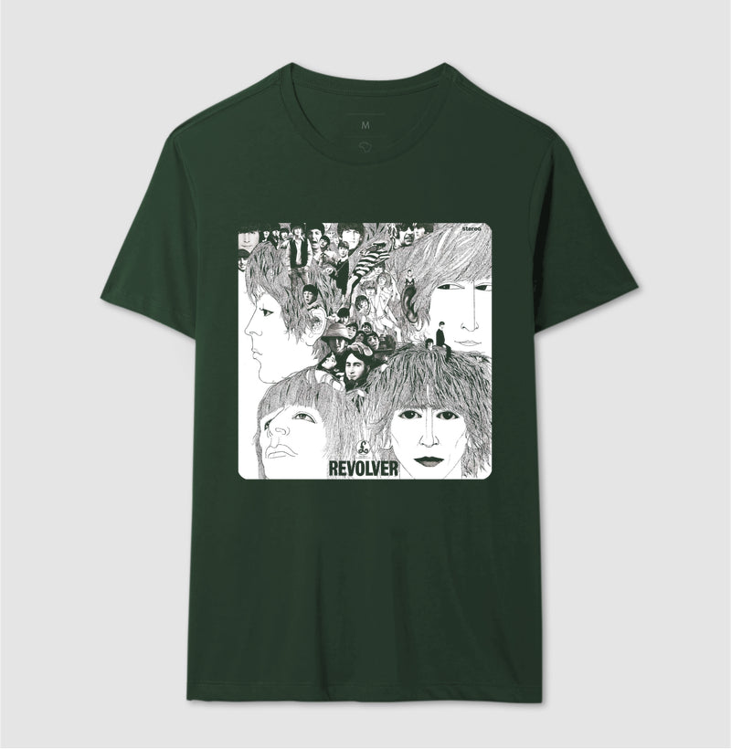 Camiseta Disco Beatles Revolver Álbum