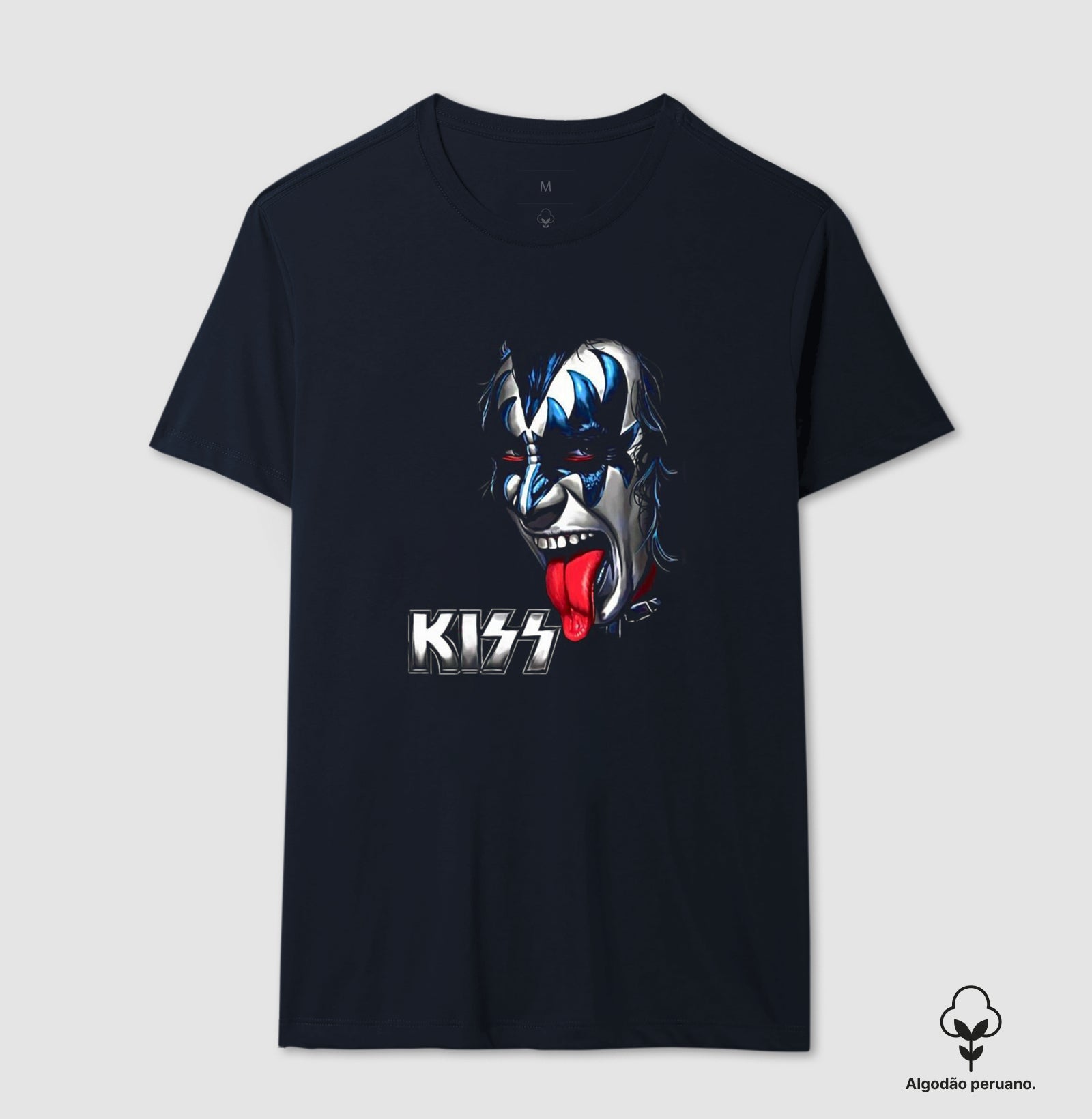 Camiseta Kiss Algodão Peruano