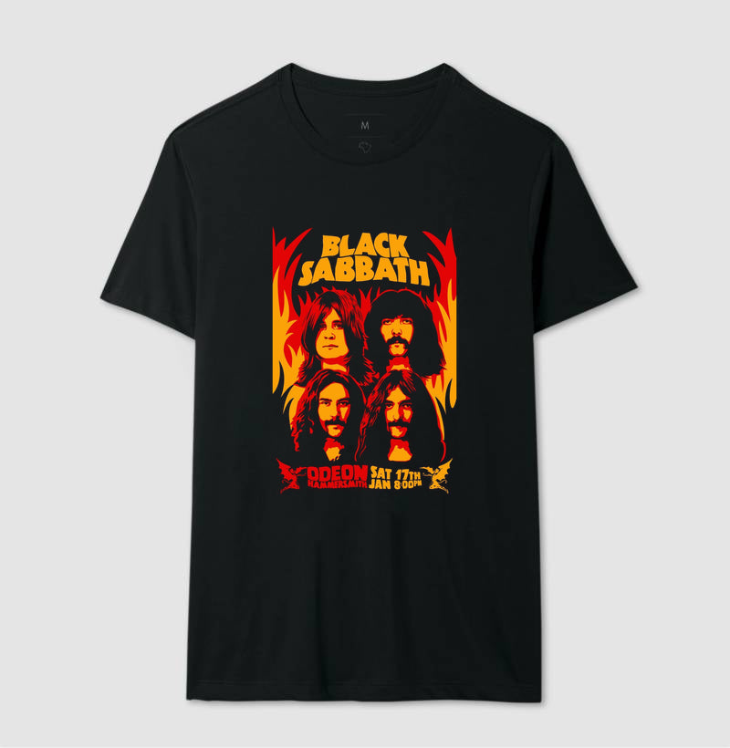Camiseta Black Sabbath Odeon hammersmith