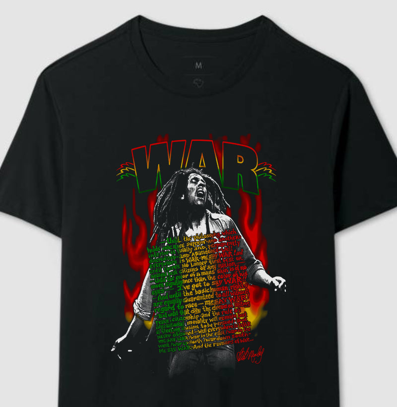 Camiseta do Bob Marley War