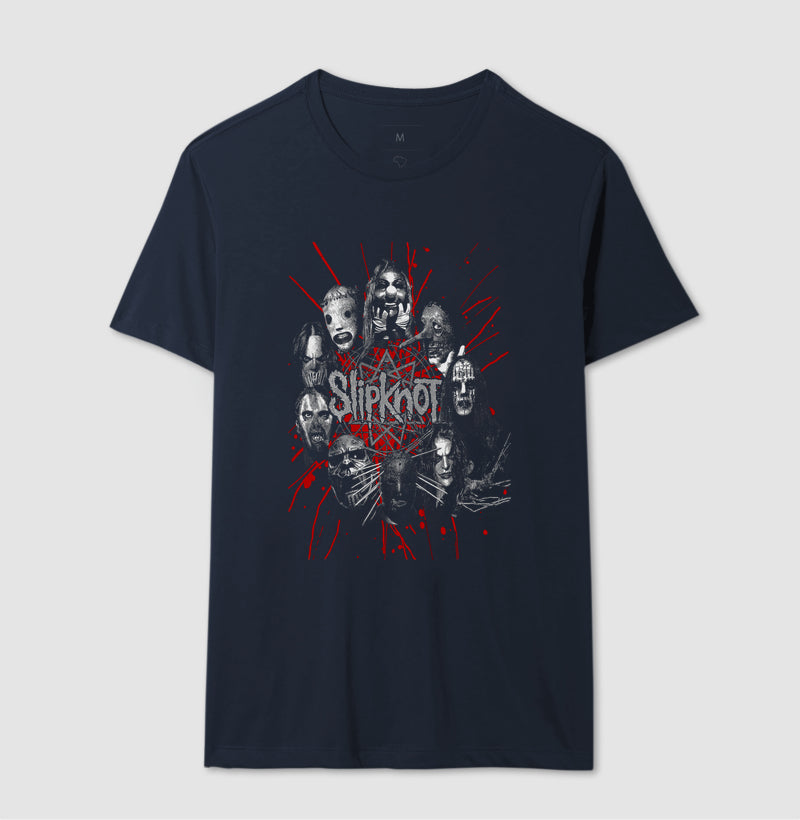 Camiseta Slipknot Faces do Ódio