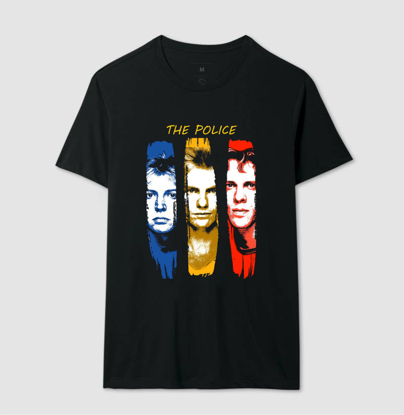 Camiseta The Police Faces