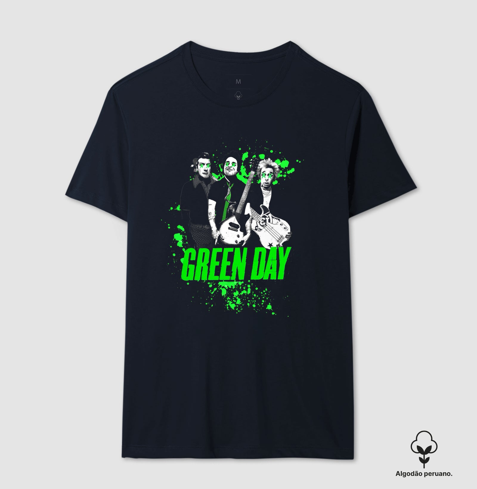 Camiseta Green Day Algodão Peruano