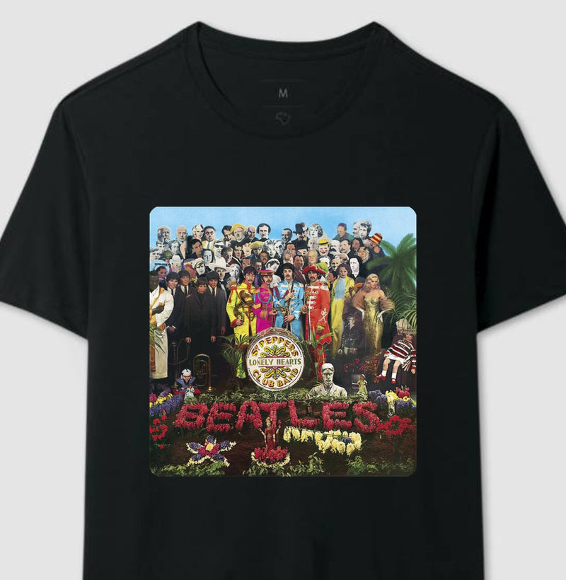 Camiseta Disco Beatles Sgt. Pepper’s Lonely Hearts Club Band
